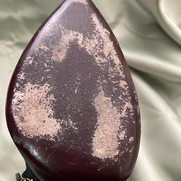 🌟HOST PICK🌟 Gucci Noah Brocade Black Leather Suede Ankle Boots Booties Size 36 - Picture 11 of 16